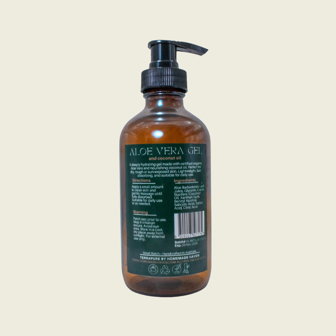 TerraPure Aloe Vera Gel with Coconut Oil