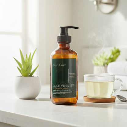TerraPure Aloe Vera Gel with Green Tea Extract (250mL)