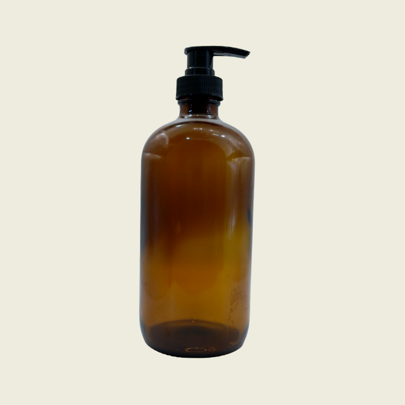 Amber Glass Bottle 500mL (Spray or Pump)