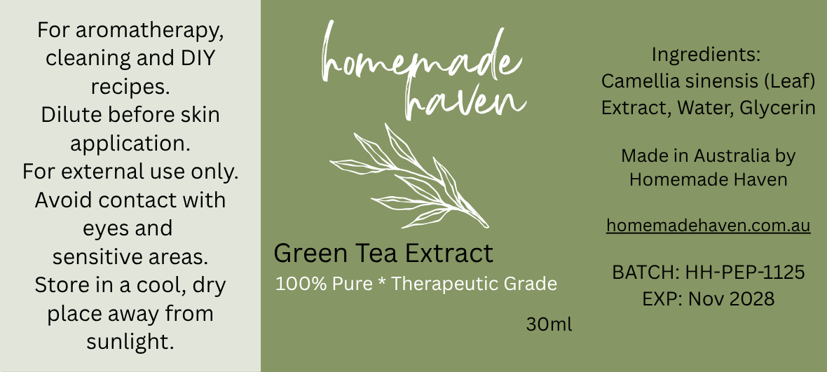 Homemade Haven Green Tea Extract