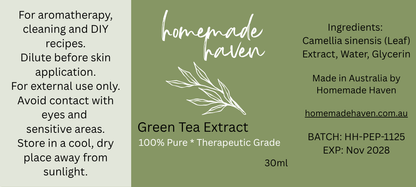Homemade Haven Green Tea Extract