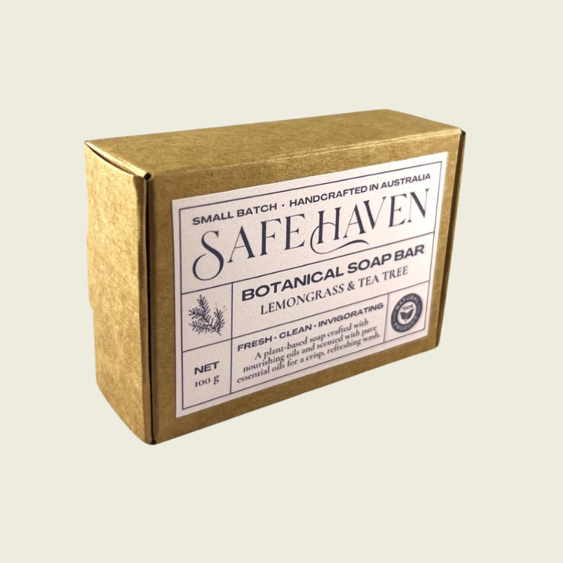 SafeHaven Lemongrass & Tea Tree Soap Bar