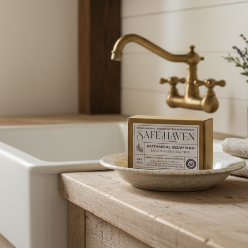 SafeHaven Lemongrass & Tea Tree Soap Bar
