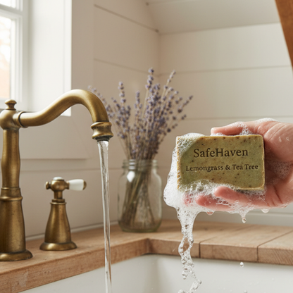 SafeHaven Lemongrass & Tea Tree Soap Bar