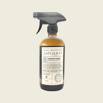 SafeHaven Window Cleaner – Lemon & Eucalyptus