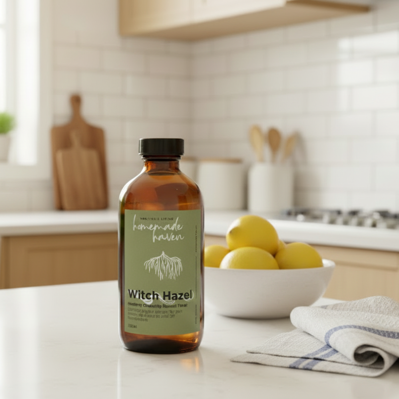 Homemade Haven Witch Hazel Extract (14% Alcohol) Certified Organic